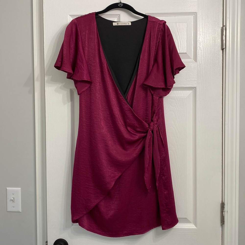 Wrap Mini Dress